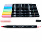 Tombow Dual Brush Pen Art Markers, Pastel, 10-Pack - 56187