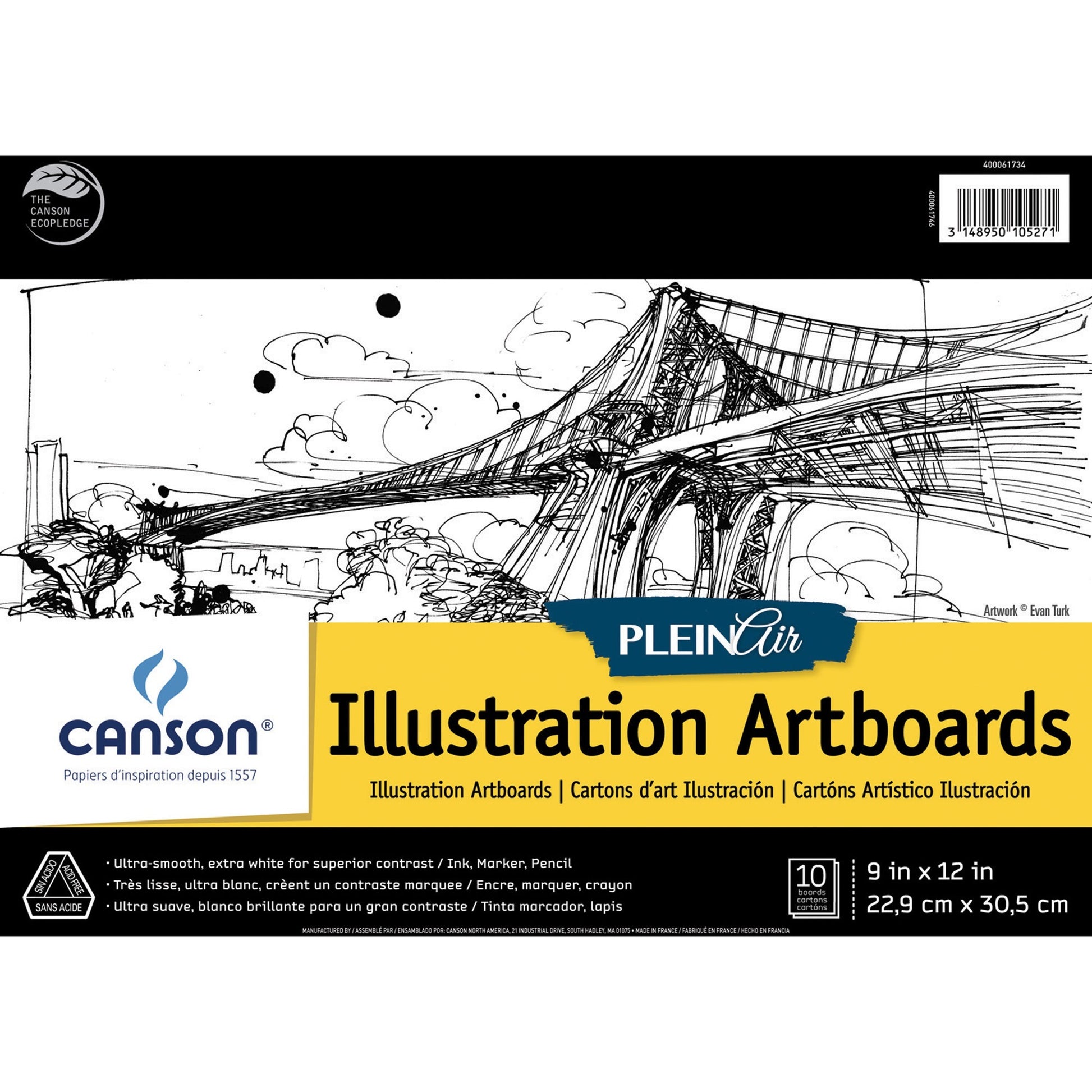 Canson Plein Air Illustration Art Board Pad