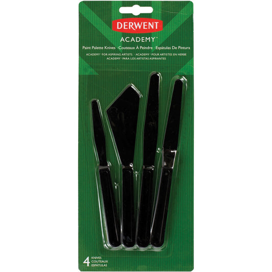 Derwent Paint Palette Knives, 4 Pack