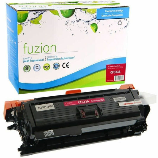 fuzion - Alternative for HP CF333A (654A) Remanufactured Toner - Magenta