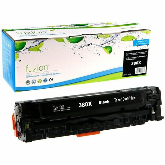 fuzion - Alternative for HP CF380X (312X) Remanufactured Toner - Black