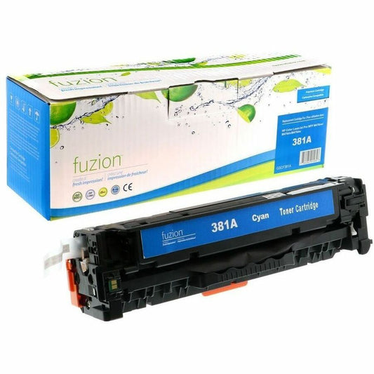 fuzion - Alternative for HP CF381A (312A) Remanufactured Toner - Cyan