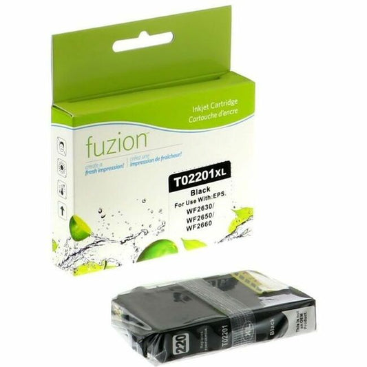 fuzion Remanufactured High Yield Inkjet Ink Cartridge 220XL (T220XL120) - Black - 1 Each