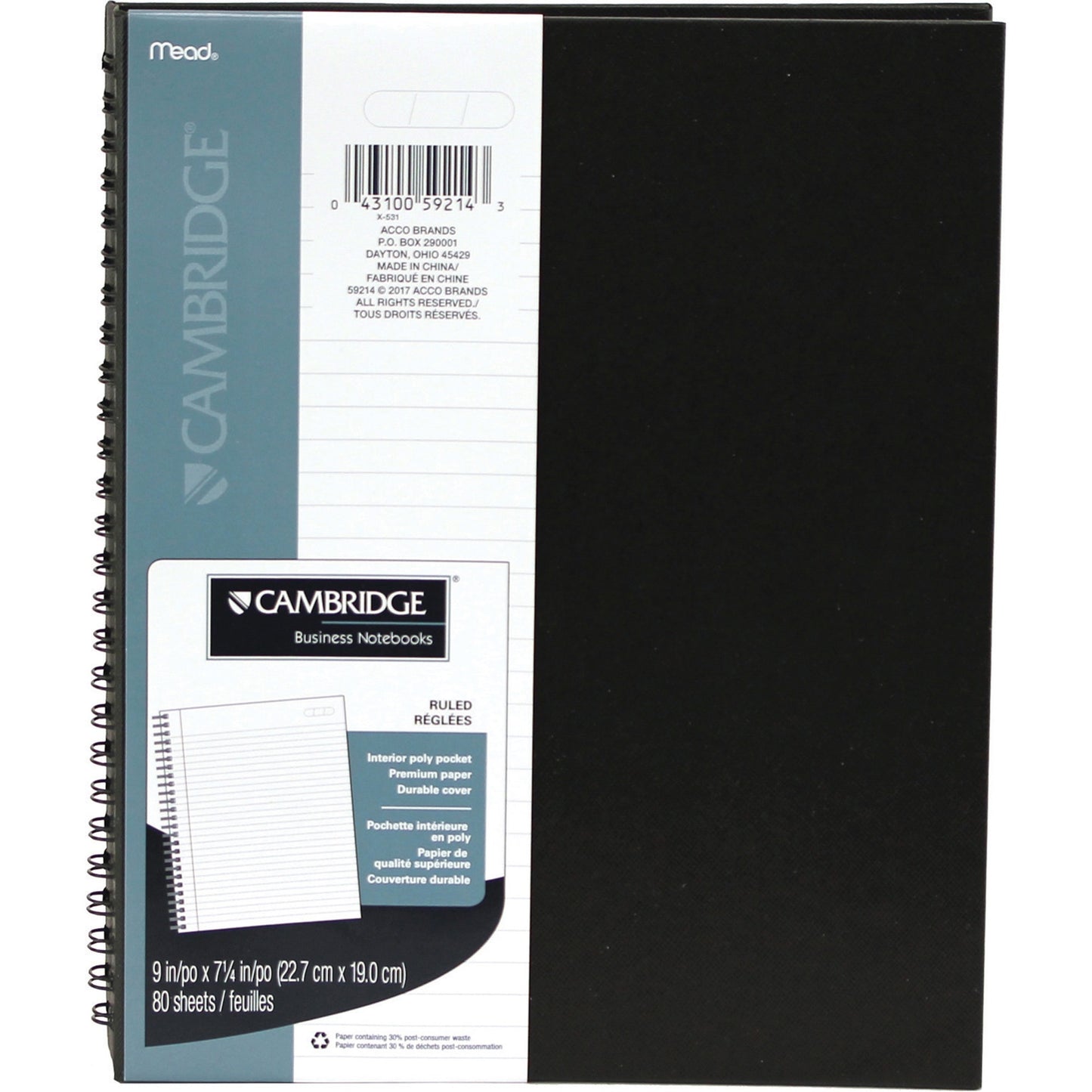 Cambridge Notebook