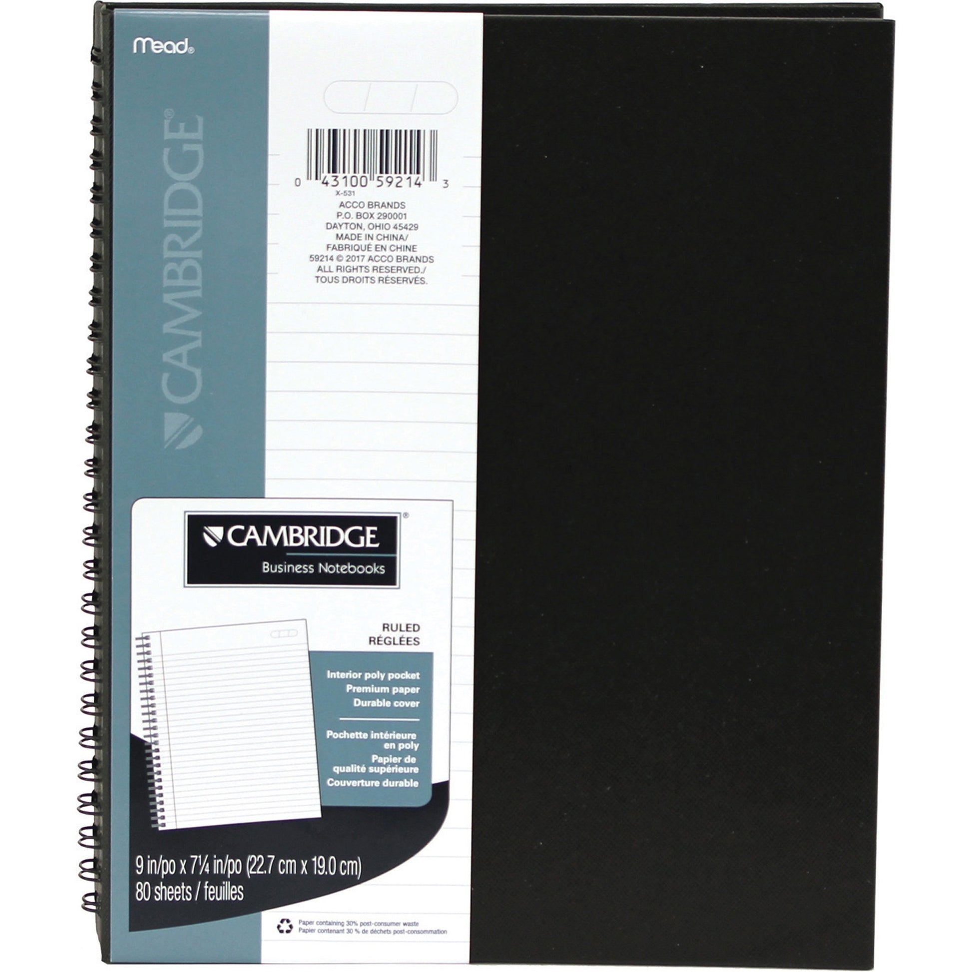 Cambridge Notebook