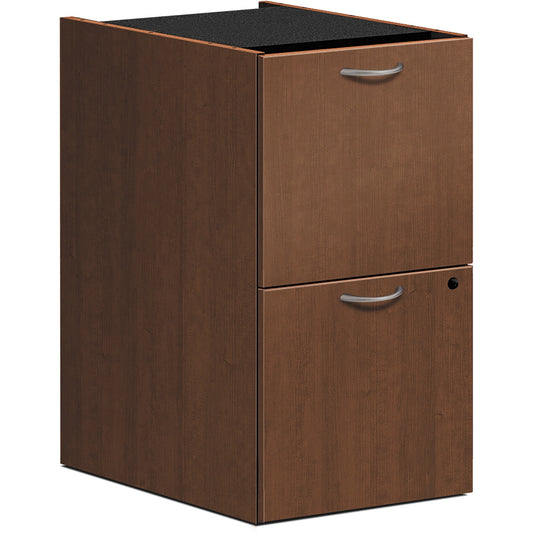 HON Foundation Shaker Cherry Laminate Desking - 2-Drawer
