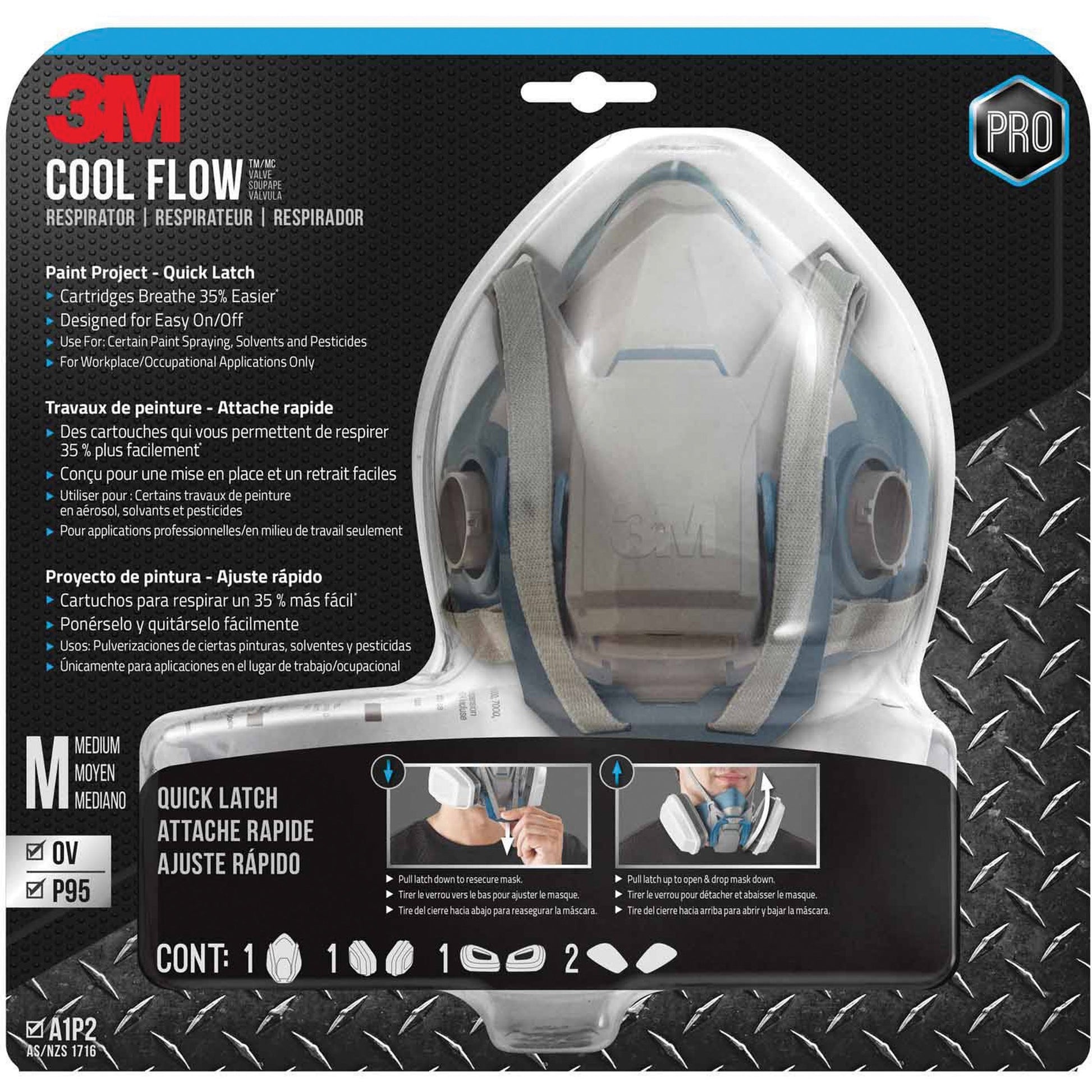 3M Quick Latch Pro Multipurpose Respirator