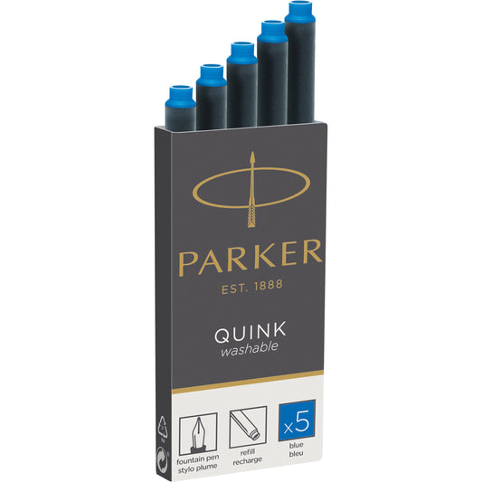 Parker Quink Blue Washable Ink Cartridge Refill