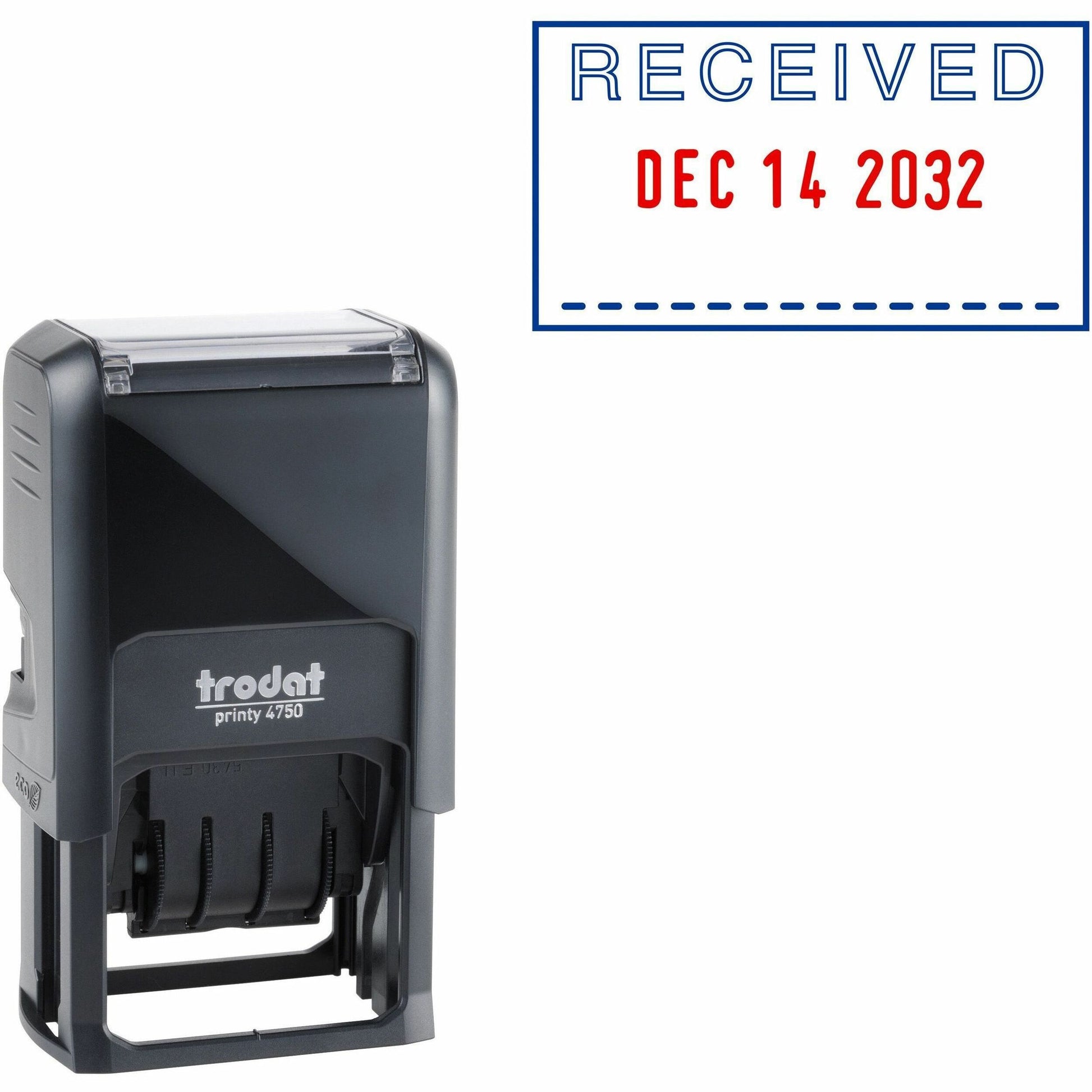 Trodat RECEIVED Text Window Self-inking Dater