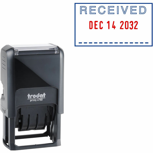 Trodat RECEIVED Text Window Self-inking Dater