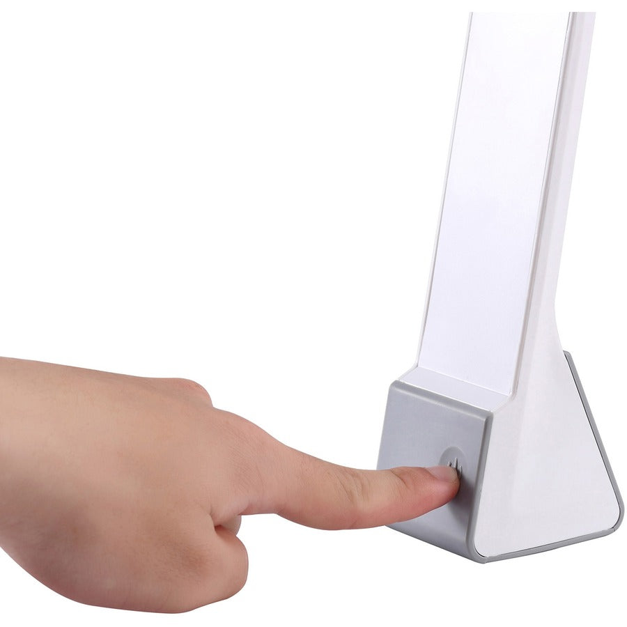 Vision Compact Foldable LED Desk Lamp with Built-in Battery - VLED1810-WH