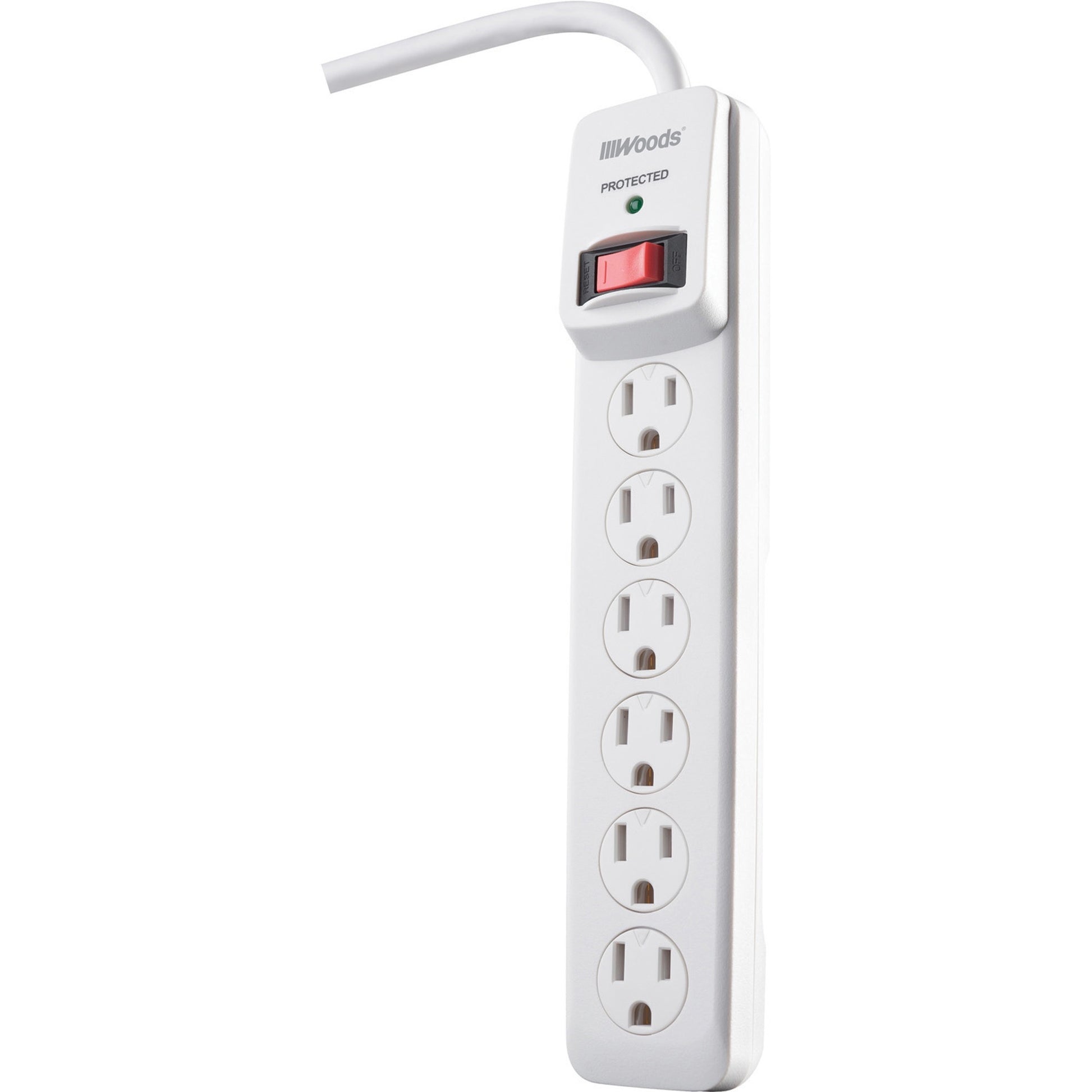Wood Industries 6-Outlet Surge Strip