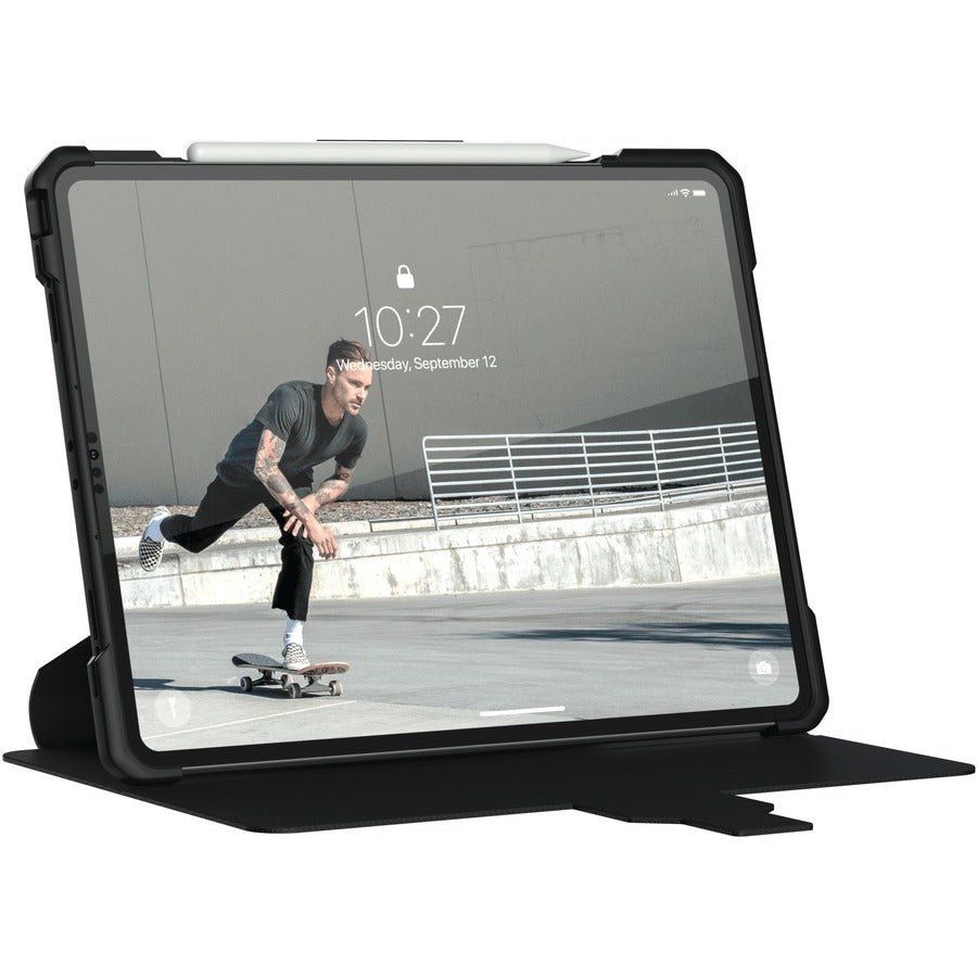 Urban Armor Gear Metropolis Carrying Case (Folio) for 12.9" Apple iPad Pro (2018) Apple Pencil - Black - 121396114040