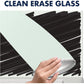 Quartet Glass Desktop Dry-Erase Panel, Frameless, 23" x 17" - 3413826909