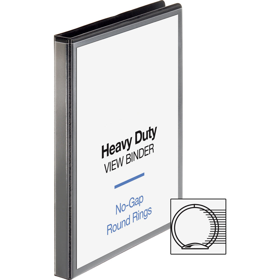 Business Source Heavy-duty View Binder - 19550