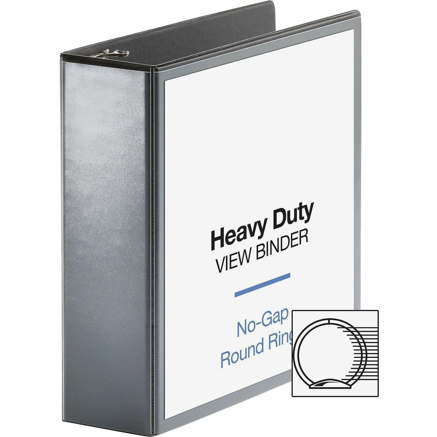 Business Source Heavy-duty View Binder - 19750