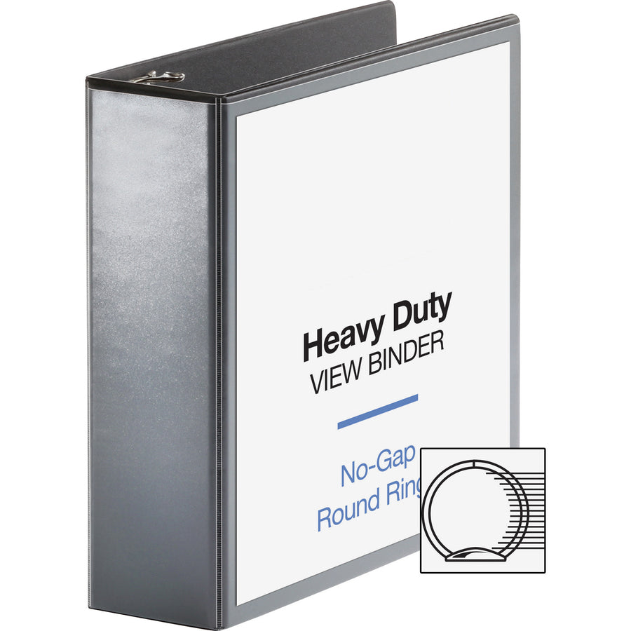 Business Source Heavy-duty View Binder - 19750