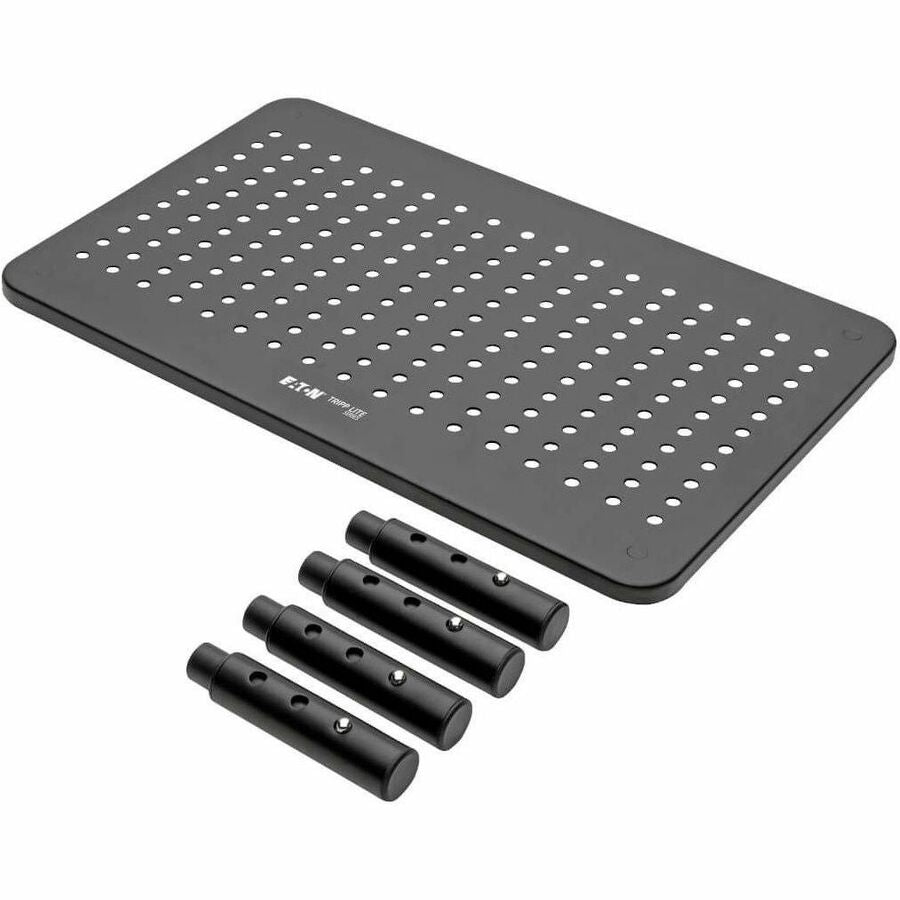 Tripp Lite series Monitor Riser for Desk, 14 x 9 in. - Height Adjustable, Metal, Black - MR1411M