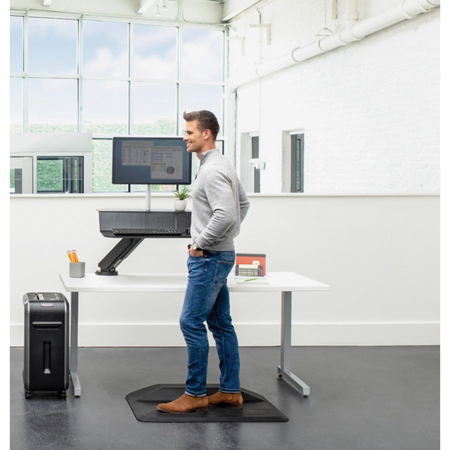 Fellowes Lotus™ RT Sit-Stand Workstation Black Single - 8081501