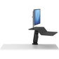 Fellowes Lotus™ RT Sit-Stand Workstation Black Single - 8081501
