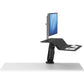 Fellowes Lotus™ RT Sit-Stand Workstation Black Single - 8081501