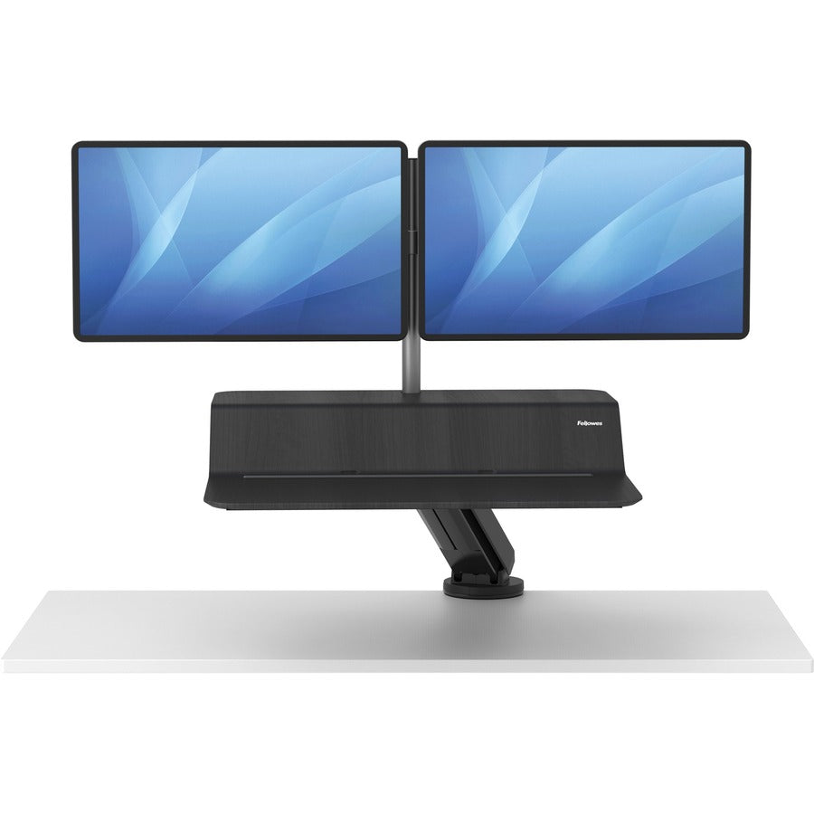 Fellowes Lotus™ RT Sit-Stand Workstation Black Dual - 8081601