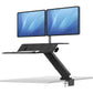 Fellowes Lotus™ RT Sit-Stand Workstation Black Dual - 8081601