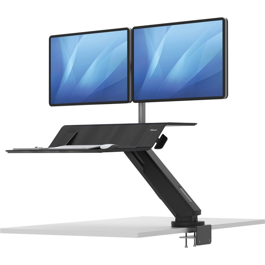 Fellowes Lotus™ RT Sit-Stand Workstation Black Dual - 8081601