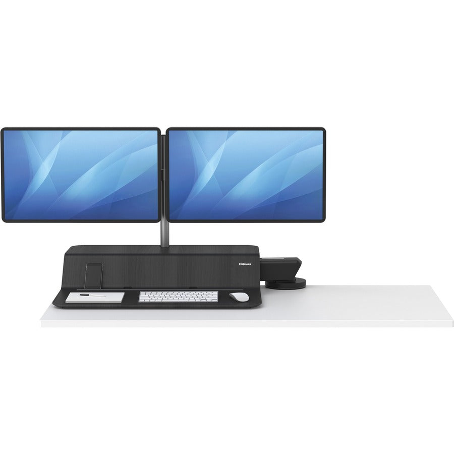 Fellowes Lotus™ RT Sit-Stand Workstation Black Dual - 8081601