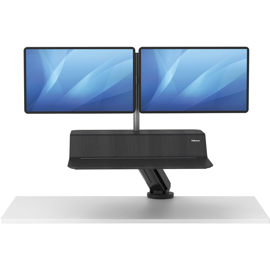 Fellowes Lotus™ RT Sit-Stand Workstation Black Dual - 8081601