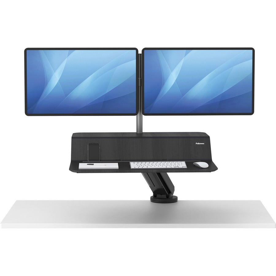 Fellowes Lotus™ RT Sit-Stand Workstation Black Dual - 8081601