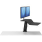 Fellowes Lotus™ RT Sit-Stand Workstation Black Dual - 8081601
