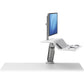 Fellowes Lotus™ RT Sit-Stand Workstation White Single - 8081701