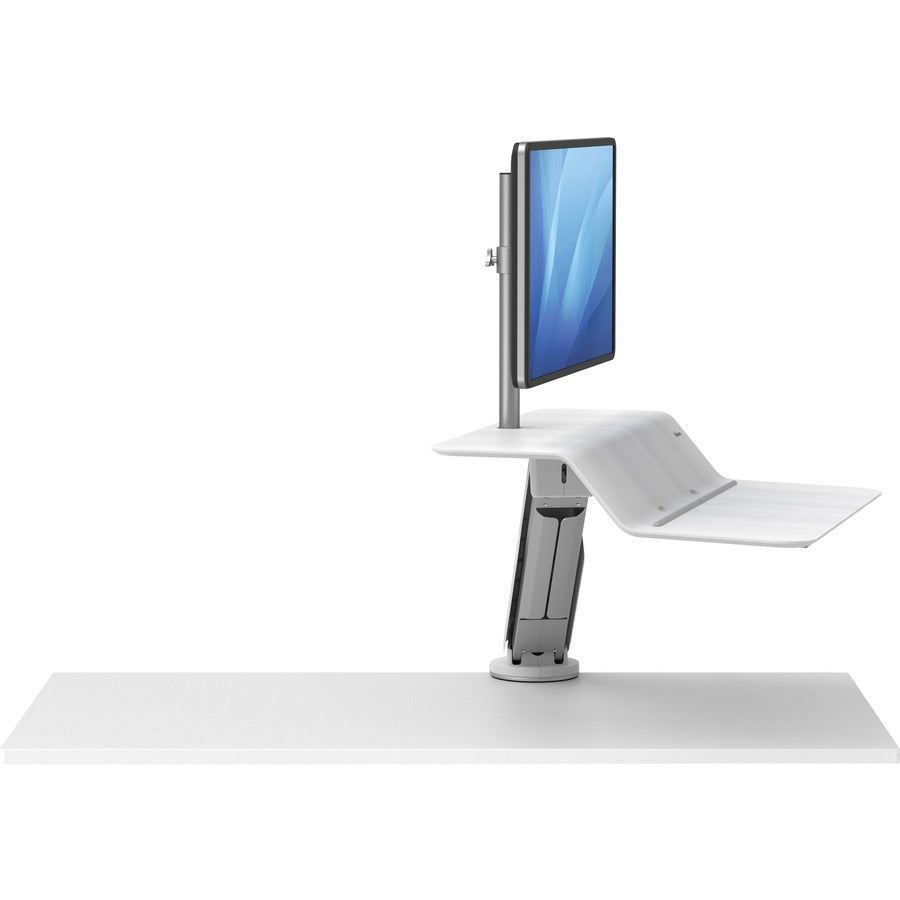 Fellowes Lotus™ RT Sit-Stand Workstation White Single - 8081701