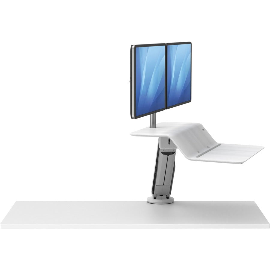 Fellowes Lotus™ RT Sit-Stand Workstation White Dual - 8081801