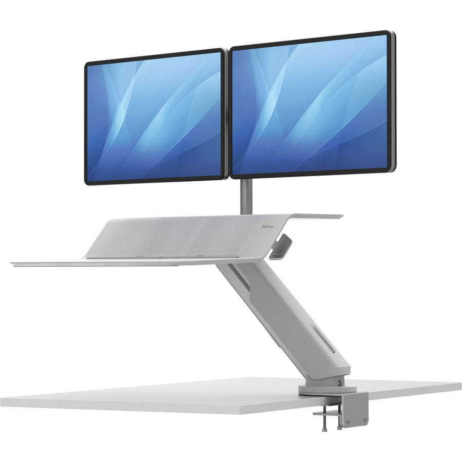 Fellowes Lotus™ RT Sit-Stand Workstation White Dual - 8081801