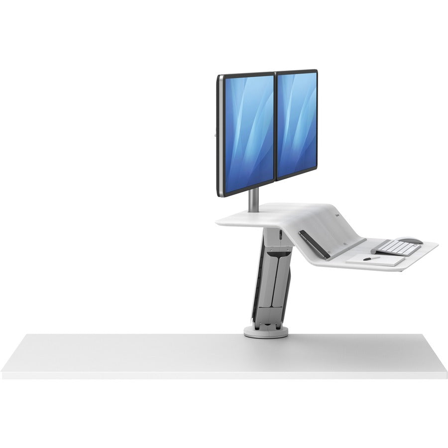 Fellowes Lotus™ RT Sit-Stand Workstation White Dual - 8081801