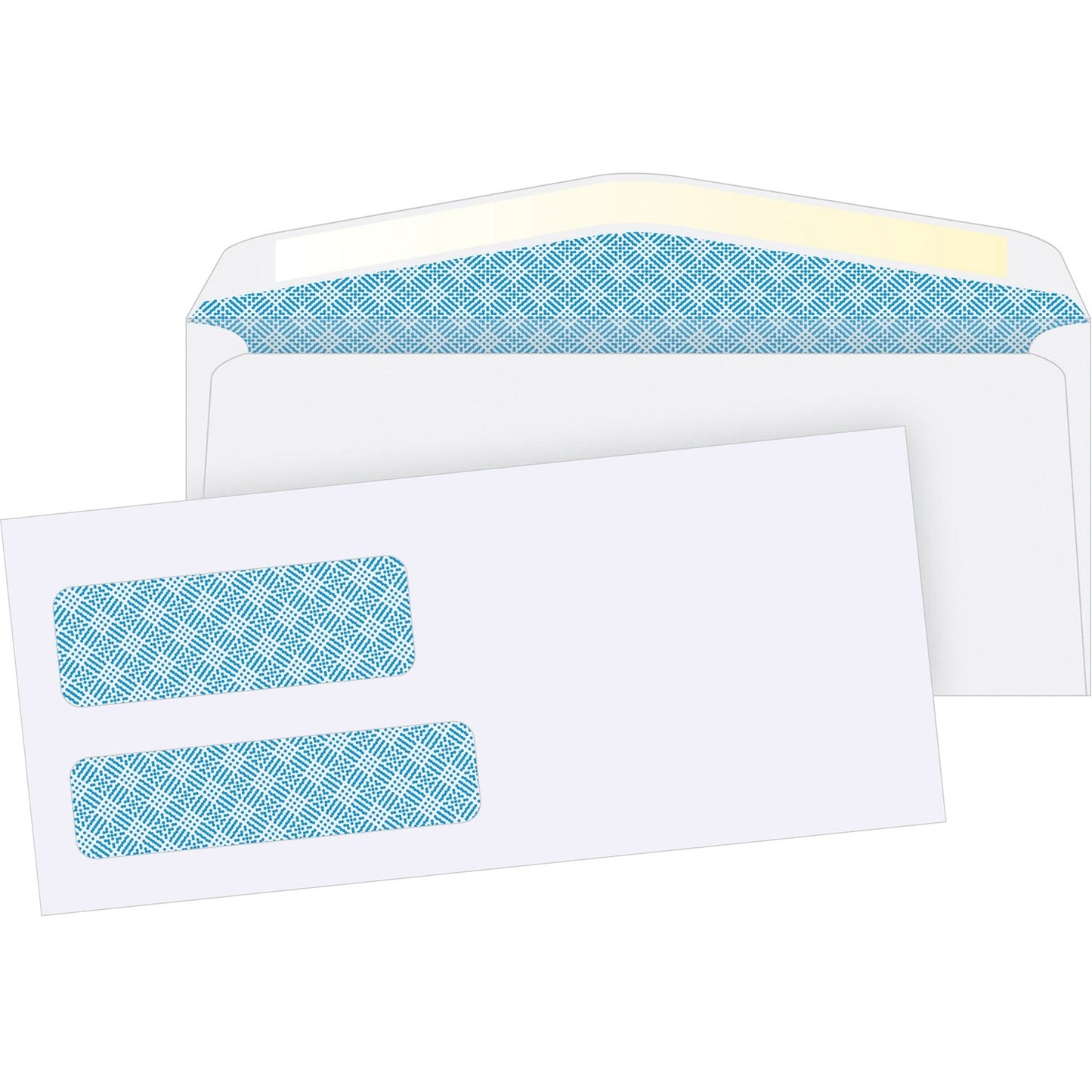 Supremex Double Window Envelopes #9,3-7/8"X8-7/8"