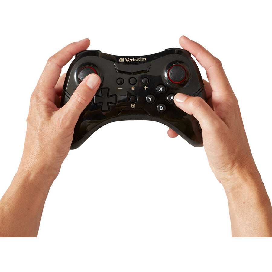 Verbatim Wireless Controller for Use With Nintendo Switch - Black - 70221