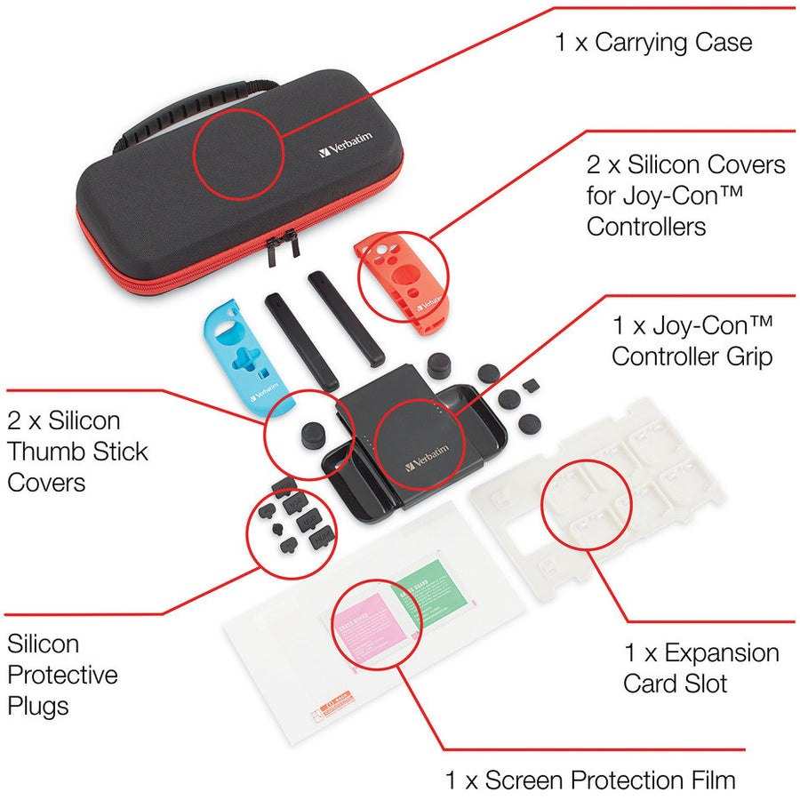Verbatim Starter Kit for Use With Nintendo Switch - 99801
