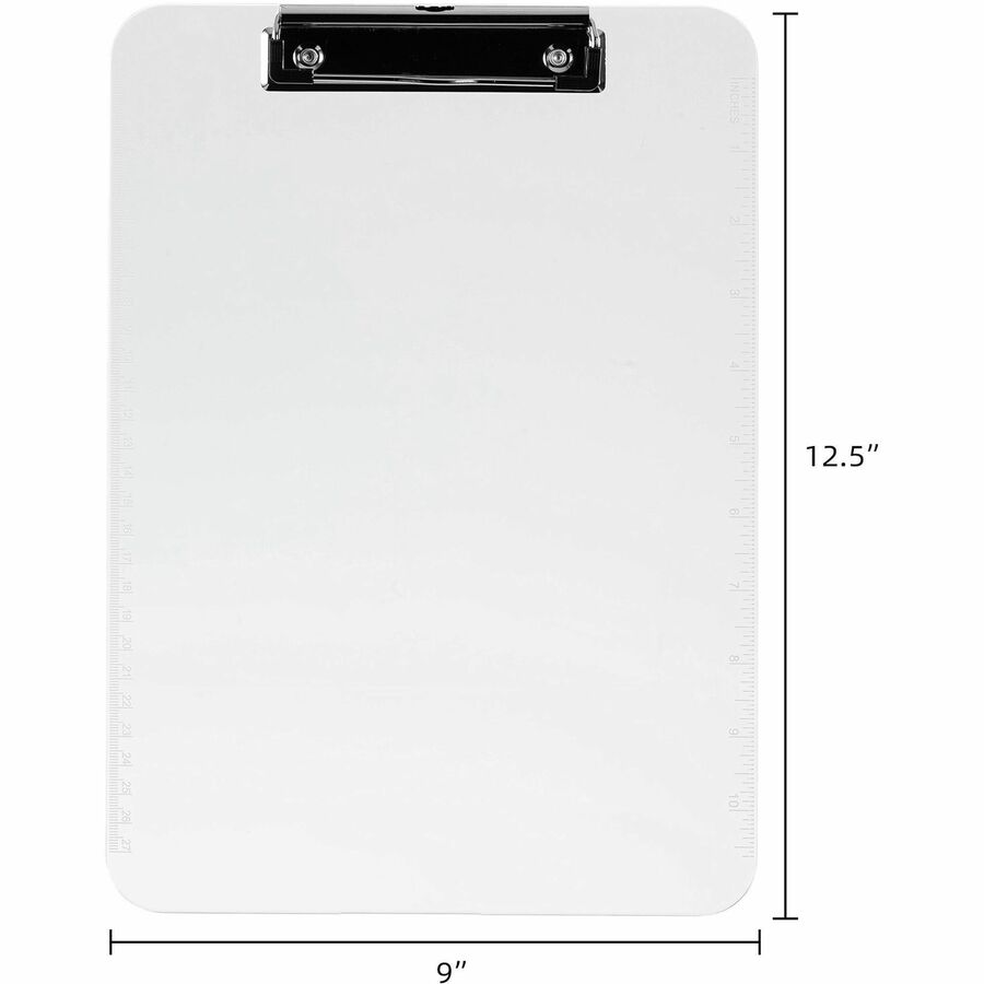 Business Source Flat Clip Clipboard - 01869
