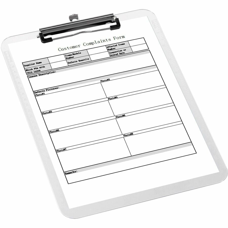 Business Source Flat Clip Clipboard - 01869