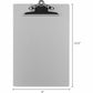 Business Source Aluminum Clipboard - 86259