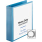 Business Source Premium Round Ring View Binder - 01642