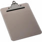 Business Source Spring Clip Plastic Clipboard