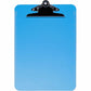 Business Source Spring Clip Plastic Clipboard - 01863