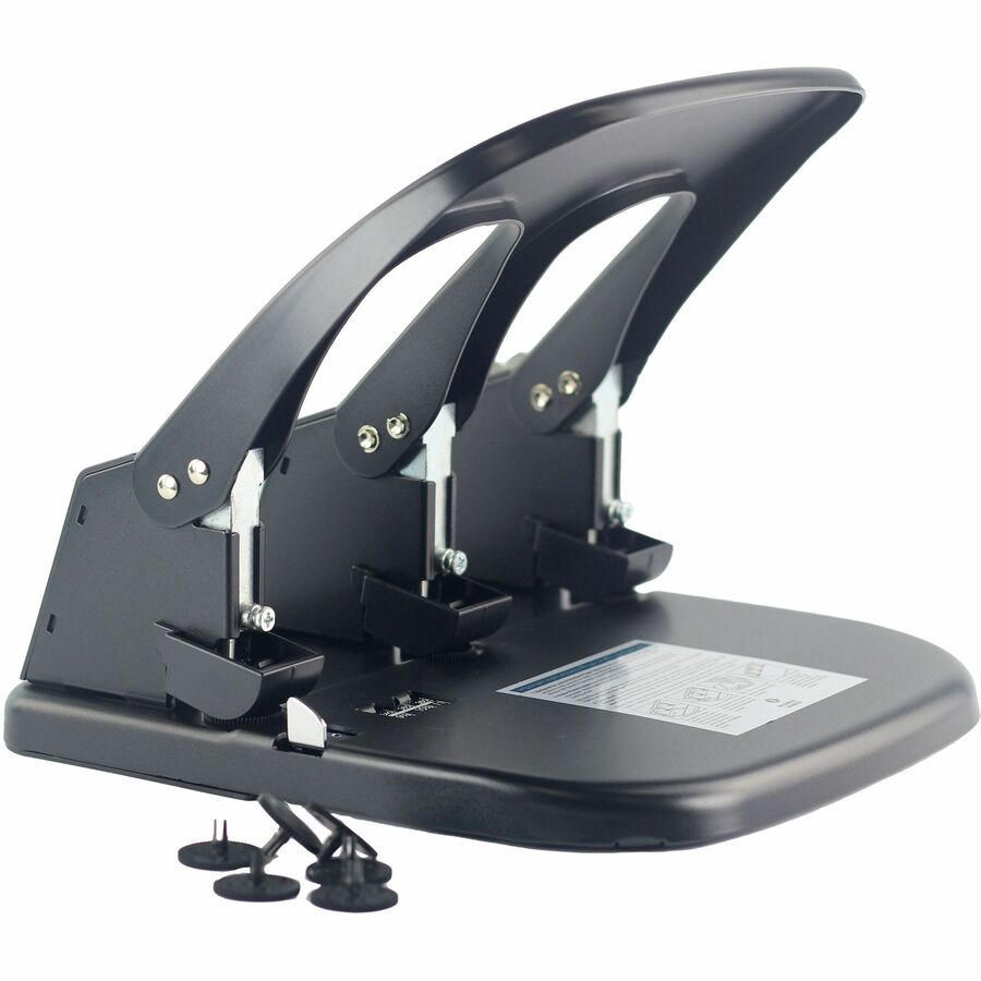 Business Source Adjustable Three-hole Punch - 06527