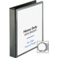 Business Source Premium Round Ring View Binder - 19650