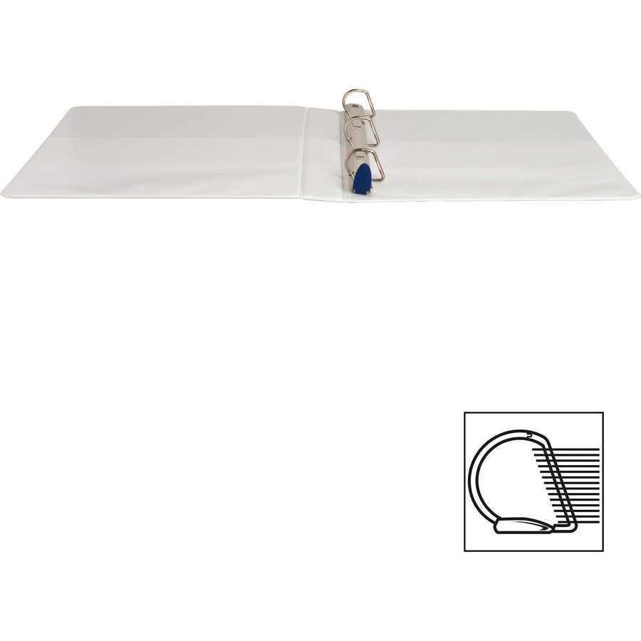 Business Source Locking D-Ring View Binder - 26955