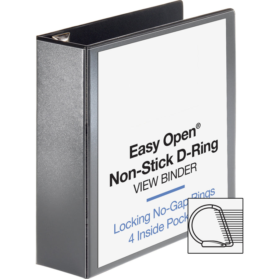 Business Source Locking D-Ring View Binder - 26962